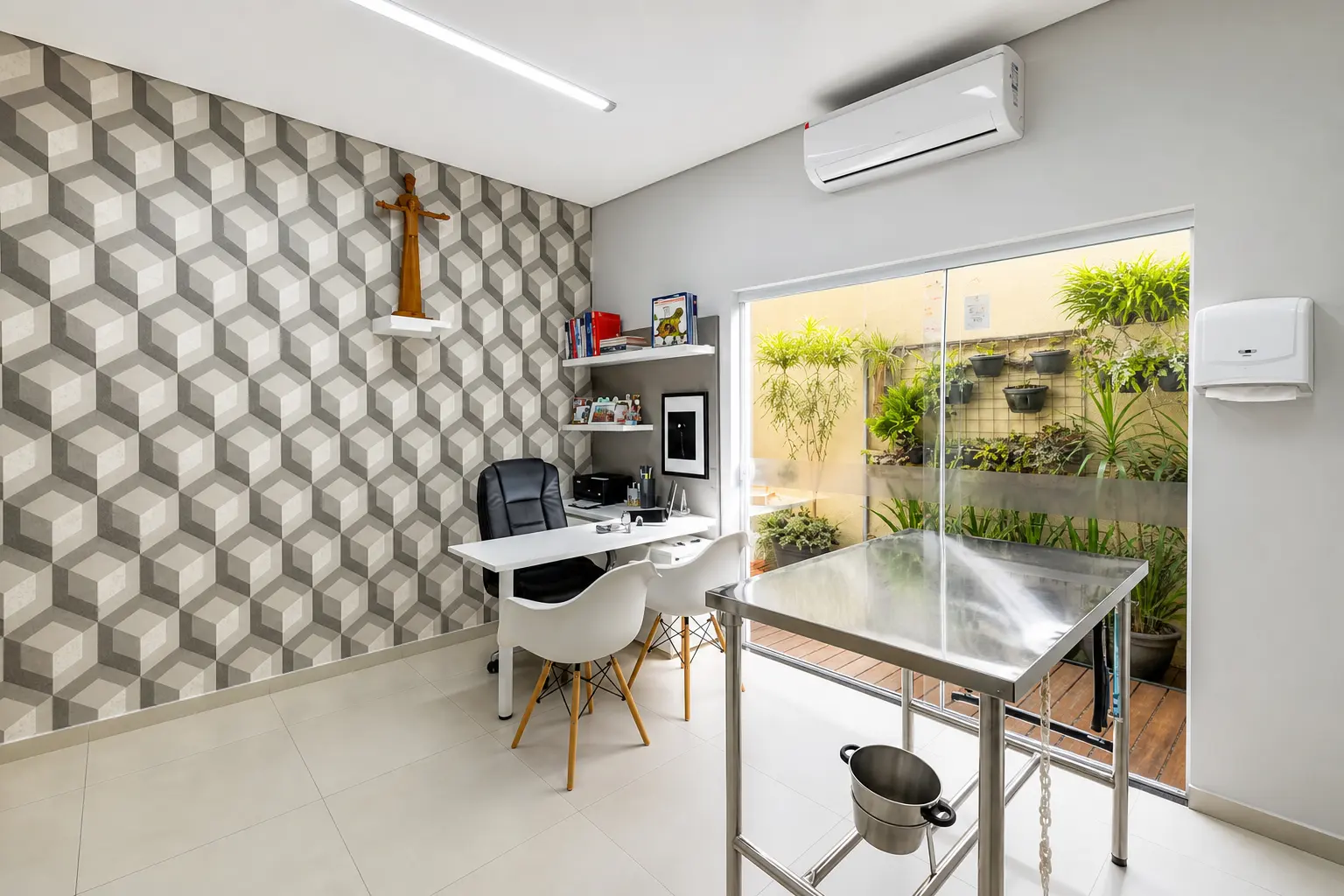 Consultório veterinário da Petcenter em Bauru
