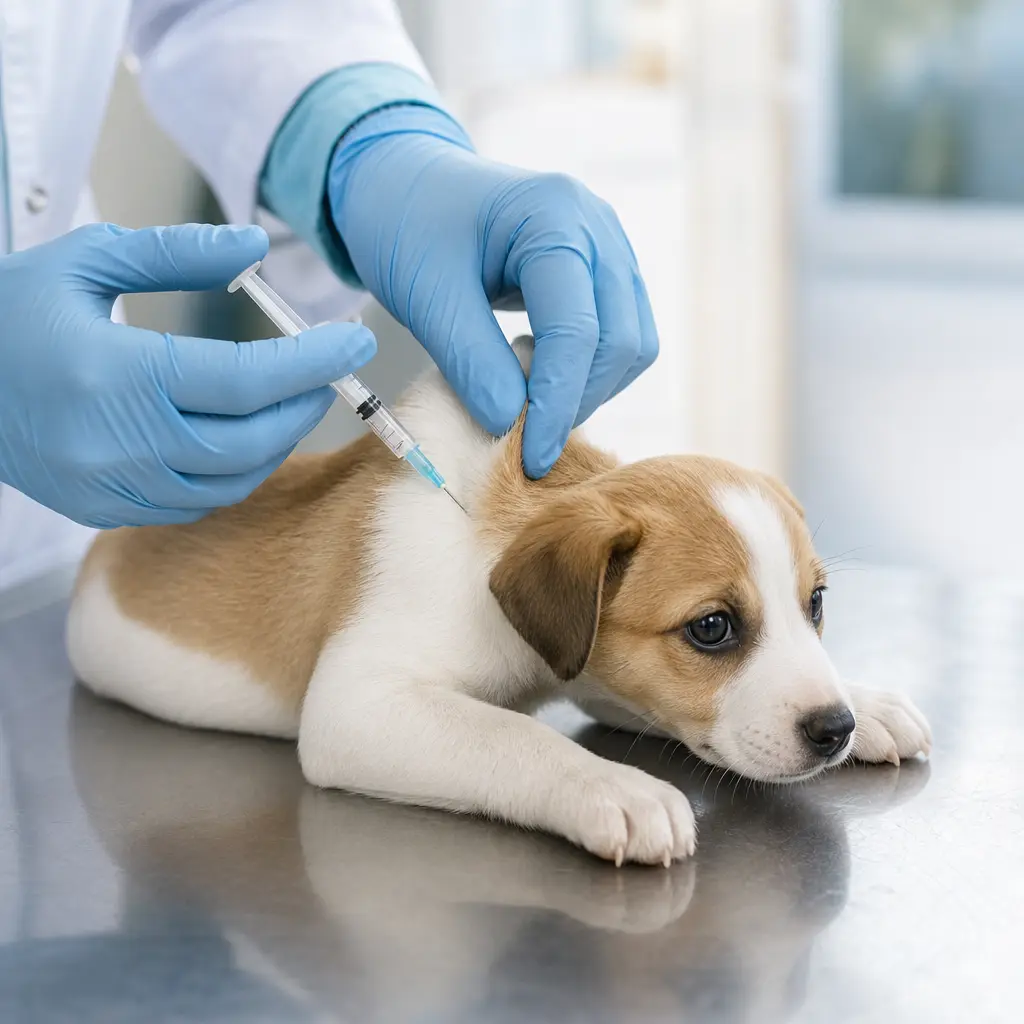 Vacinação na Petcenter, em Bauru